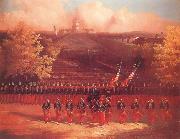 The Army of the Potomac Marching up Pennsylvania Avenue,Washington unknow artist